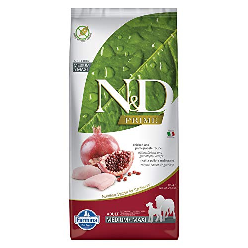 N&D Prime Dog Chicken And Pomegranate Adult Medium & Maxi 12Kg