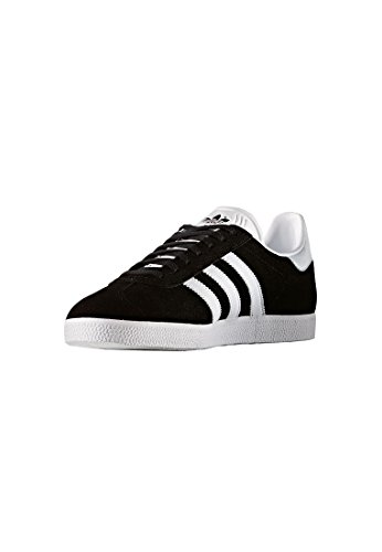 Adidas Gazelle, Scarpe Da Ginnastica Unisex - Adulto, Nero Core Black White Gold Met, 44 2/3 Eu