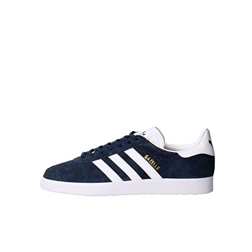 Adidas Gazelle, Scarpe Da Ginnastica Unisex - Adulto, Blu Collegiate Navy White Gold Met, 42 Eu
