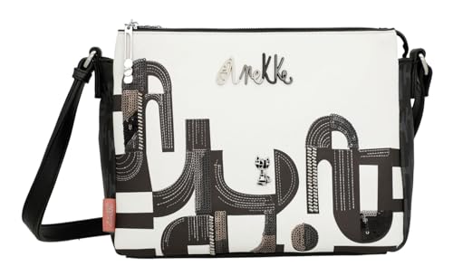 Borsa A Tracolla A Tre Scomparti Nature Sixties Anekke