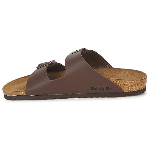 Birkenstock 51703 Arizona Sandali Unisex Adulto, Marrone (Dunkelbraun), 42 Eu Stretto