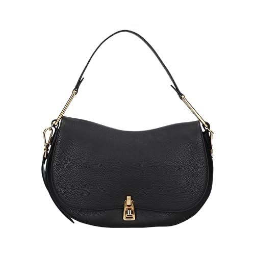 Coccinelle Magie Soft Handbag Grained Leather Noir
