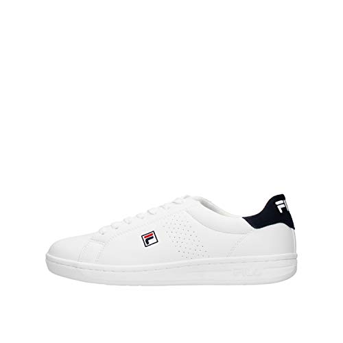 Fila Crosscourt 2 F Men Sneaker Uomo, Bianco (White/Dress Blue), 41 Eu