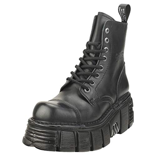 New Rock Metallic M-Newmili083-S39 Unisex Stivali Platform - 43 Eu