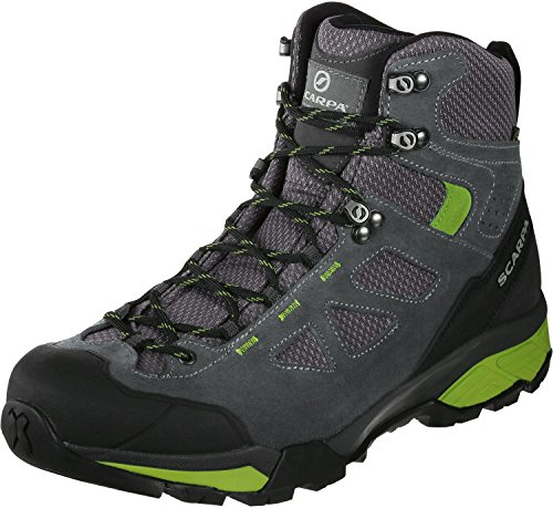 Scarpa Zg Lite Gtx, Stivali Da Escursionismo Alti Unisex-Adulto, Dark Gray-Spring Gore-Tex Trm Salix Trek, 43.5 Eu