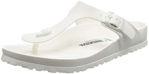 Birkenstock Gizeh Eva, Sandali Infradito Unisex - Adulto, Bianco (White), 40