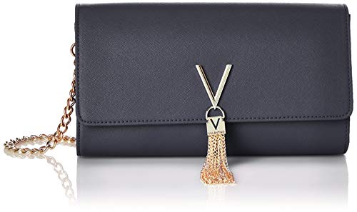 Valentino By Mario Valentino Divina Sa, Pochette Donna, Blu (Navy), 4.5X12X27 Centimeters (B X H X T)