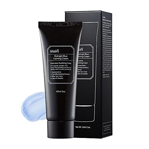 Dearklairs Crema Calmante Midnight Blue, Per Pelle Grassa, Problematica E Sensibile, Calma Rapidamente E Lenisce La Sensibilità (2 Once (Confezione Da