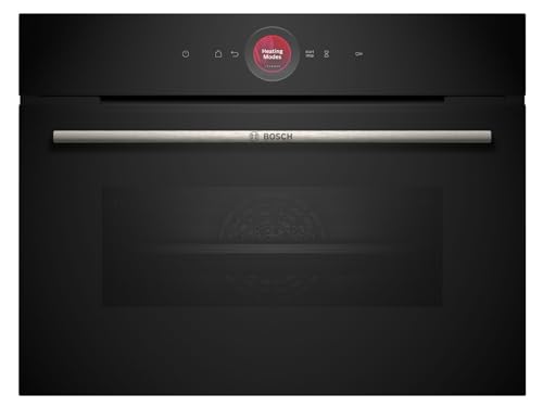 Bosch Cbg7341B1 - Forno Compatto Da Incasso, Serie 8, 60 X 45 Cm, Prodotto In Germania, Nero, Antimacchia E Autopulente, Air Fry, Programmi Automatici