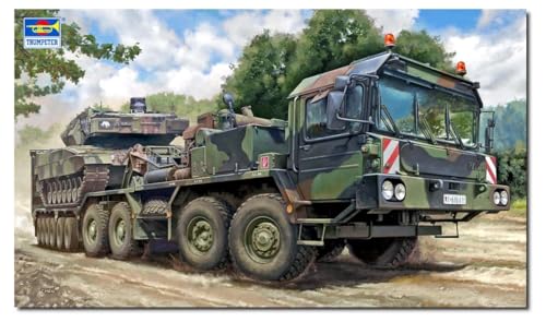 Trumpeter 7196 Slt-56 Tractor With 56T Semi Trailer In 1:72