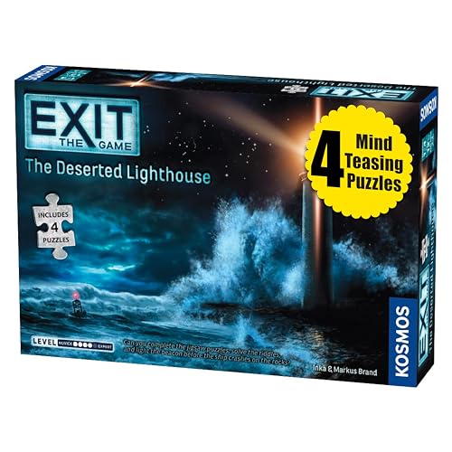 Exit The Deserted Lighthouse (Includes Puzzles) Board Game