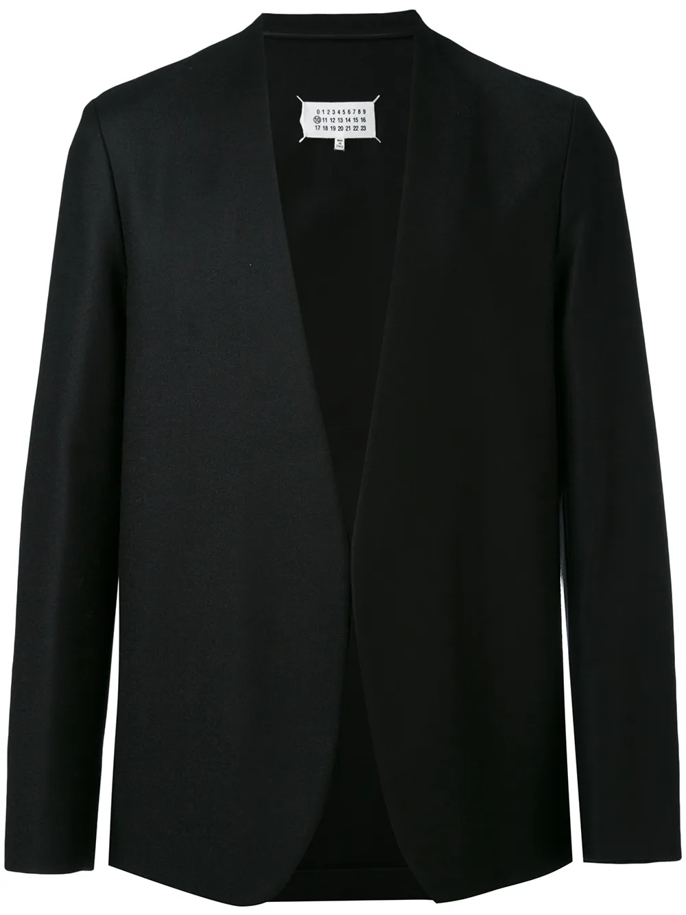 Maison Margiela Blazer senza colletto - Nero