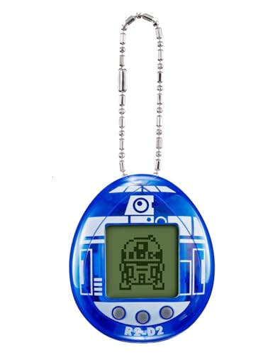 Tamagotchi 88822 Star Wars R2D2 Virtual Pet Droid With Mini-Games, Animated Clips, Extra Modes And Key Chain, Multicolour