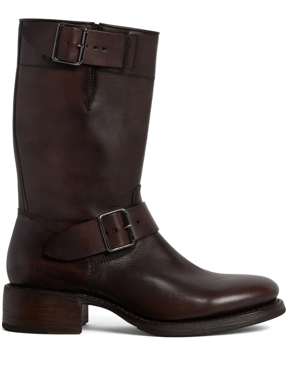 Dsquared2 Harley leather boots - Marrone