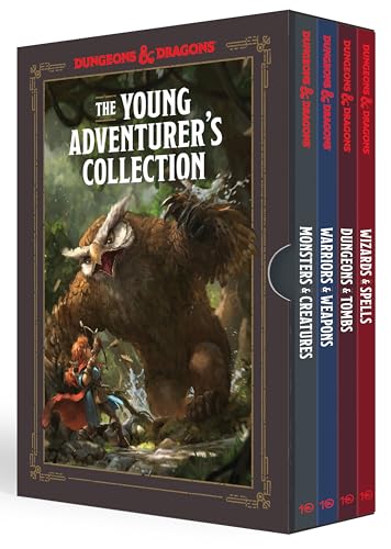 The Young Adventurer'S Collection Box Set 1 [Dungeons & Dragons 4 Books]: Monsters & Creatures, Warriors & Weapons, Dungeons & Tombs, And Wizards & Sp