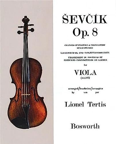 Changes Of Position And Preparatory Scale Studies Op. 8: Sevcik Viola Studies Opus 8
