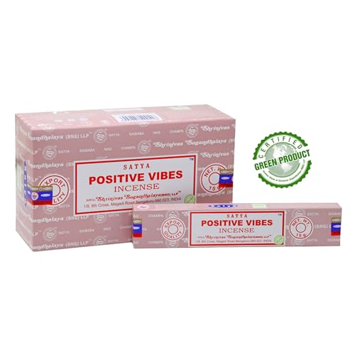 Encens Nag Champa Satya - Positive Vibes - 15 Grs