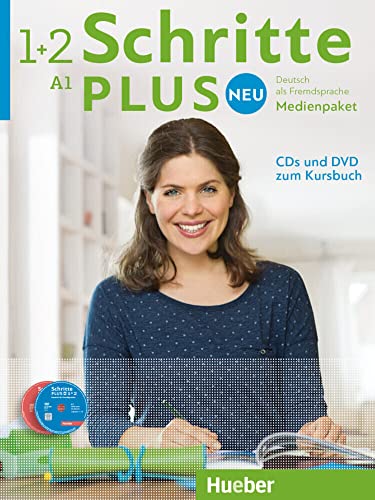Schritte Plus Neu 1+2 Medienpaket: 5 Audio-Cds Und 1 Dvd Zum Kursbuch.Deutsch Als Fremdsprache [Lingua Tedesca]