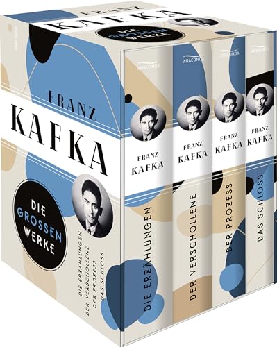 Franz Kafka, Die Großen Werke (Die Erzählungen - Der Verschollene - Der Prozess - Das Schloss) (4 Bände Im Schuber)
