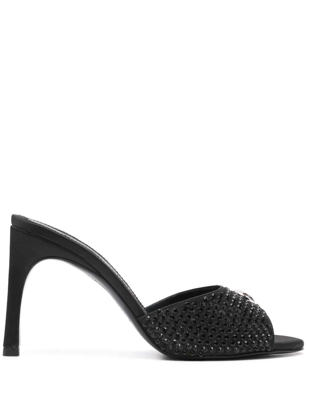 Coperni 105mm crystal-embellished mules - Nero