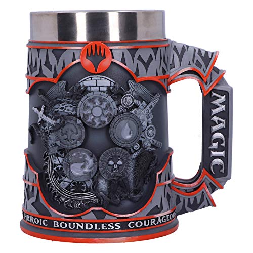 Nemesis Now Magic The Gathering Five Colour Wheel Tankard, Grigio, 15,5 Cm