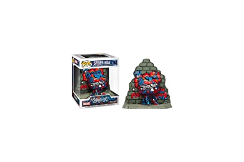 Funko Marvel - Pop Vinyl Figure Deluxe 762 Spider-Man (Graffiti Deco) 15Cm