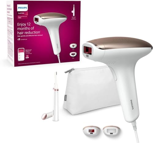Philips Lumea Ipl Serie 7000 - Dispositivo Di Epilazione A Luce Pulsata Con Rifinitore A Penna Satin Compact, 2 Accessori Per Viso E Corpo, Utilizzo C