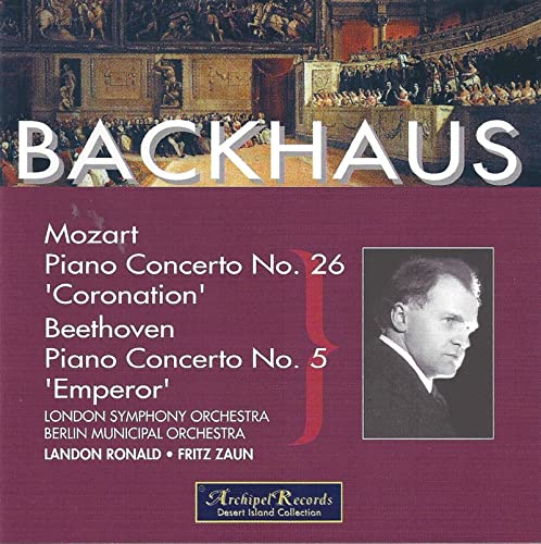 Piano Concertos N. 26, Backhaus