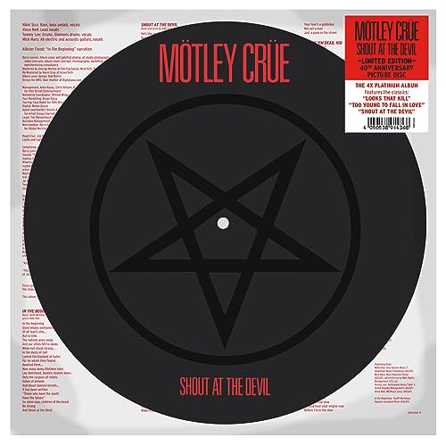 Shout At The Devil (Vinyl Picture Disc Limited Edt.)