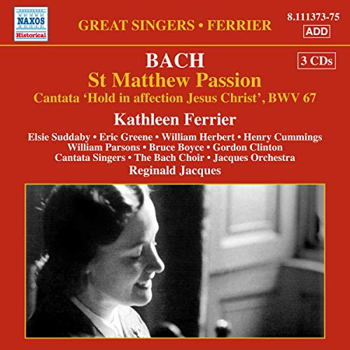 Passione Secondo Matteo, Cantata Bwv 67