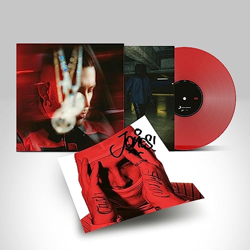 Jones, Lp Colorato Rosso Con Leaflet Autografato