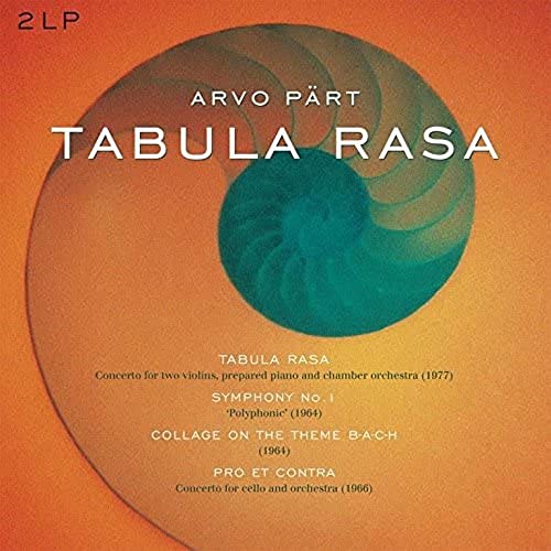 Tabula Rasa, Symphony #1, Collage