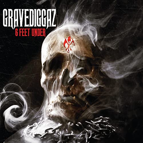 6 Feet Under (Red & Black Splatter)