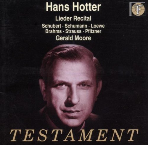 Hans Hotter: Lieder Recital