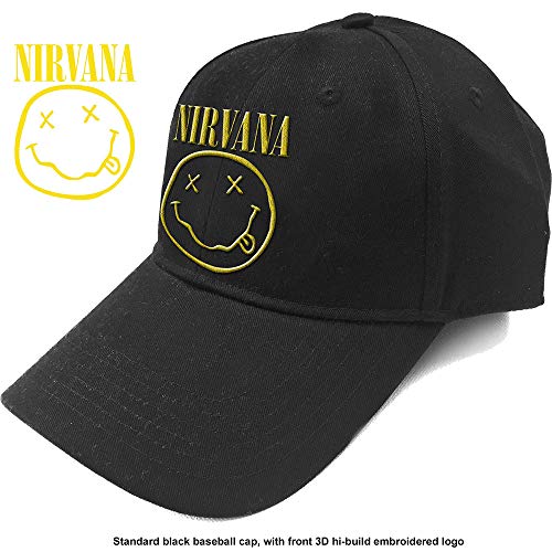Cappello (Unisex-U) Logo & Smiley (Nero)