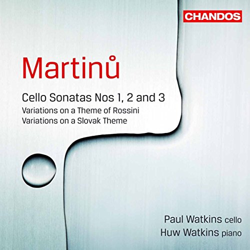 Martinu: Sonate Per Cello E Piano Nn.1-3