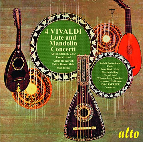 Vivaldi, Hummel : Concertos Pour Luth Et Mandoline. Grund, Rumetsch, Blauer-Slais, Stingl, Faerber.