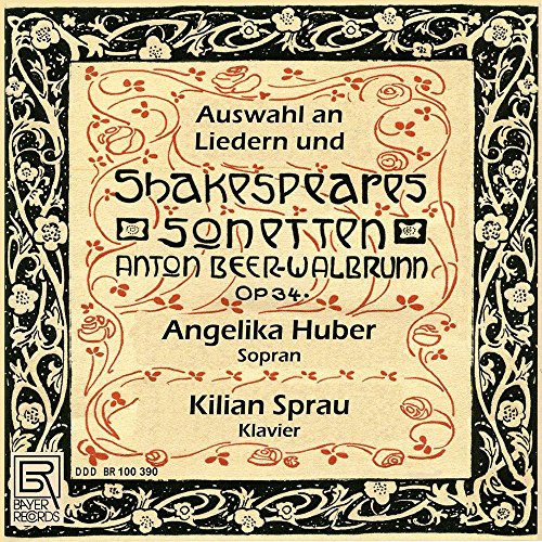 Shakespeares Sonnets & Lieder