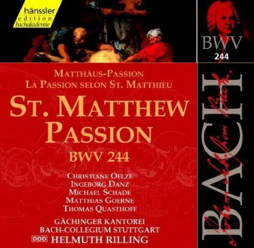 St. Matthew Passion Bwv 244