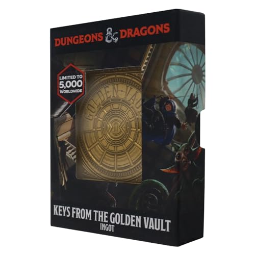 Dungeons & Dragons Metal Card Keys From The Golden Vault Limited Edition