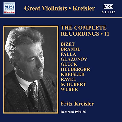 Fritz Kreisler: The Complete Recordings, Vol. 11