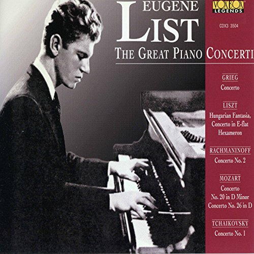 Eugene List-The Great Piano Concerti (3 Cd)