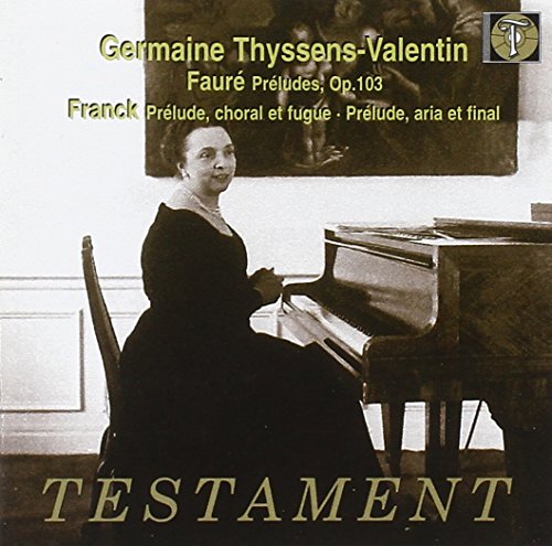 Prelude Choral Et Fugue Prelude Aria Et Finale