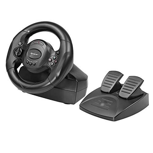 Tracer Rayder 4 In 1 Black Steering Wheel Pc Playstation 4 Playstation 3 Xbox One