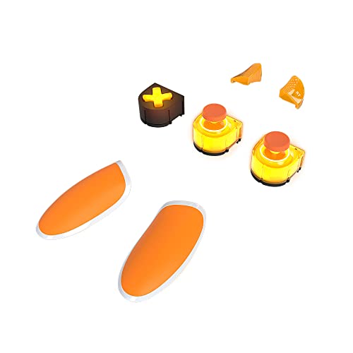Thrustmaster Eswap X Led Orange Crystal Pack, Pack Of 7 Backlit Orange Modules, Nxg Mini-Sticks, Hot-Swap Feature, Compatible With Eswap X Pro Control