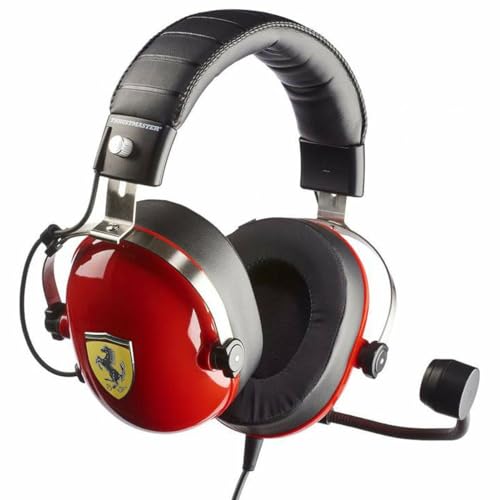 Thrustmaster T.Racing Scuderia Ferrari Edition-Dts - Gaming Headset Per Ps5 / Ps4 / Xbox Series X|S / Xbox One / Pc / Switch - Official Licensed By Fe