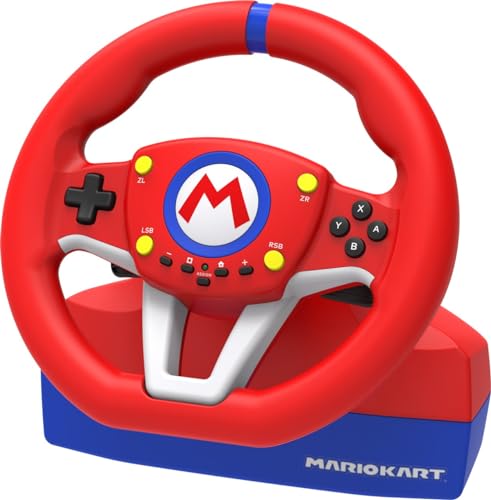 Hori Volante Da Corsa Mario Kart Racing Wheel Pro Mini Per Nintendo Switch, Oled E Pc - Licenza Ufficiale Nintendo