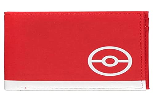 Difuzed Pokémon Pokémon Trainer Portafoglio Da Uomo Rosso/Nero/Bianco Poliuretano Fan-Merch, Gaming,