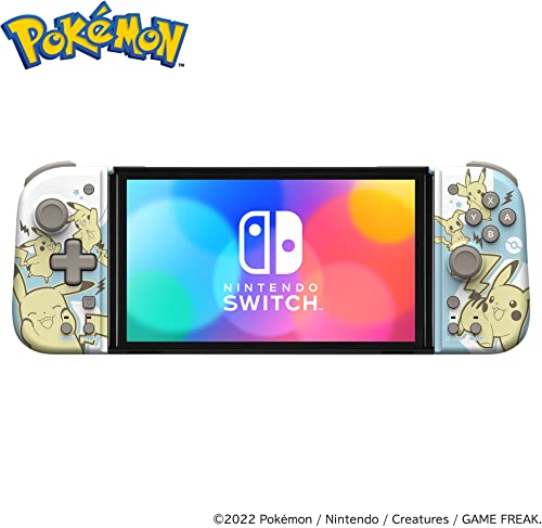 Hori Split Pad Compact (Pikachu & Mimikyu) - Controller Ergonomico Portatile Per Nintendo Switch E Switch Oled - Licenza Ufficiale Nintendo E The Poké