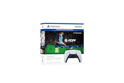 Playstation Sony Bundle Controller Wireless Dualsense – Ea Sports Fc 24 Noir, Blanc Bluetooth Manette De Jeu